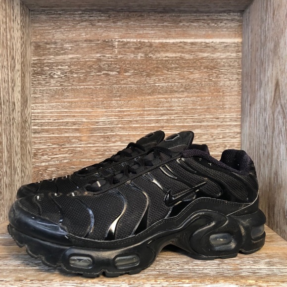 Nike Shoes | New 220 Nike Air Max Tn Plus Triple Black 95 | Poshmark
